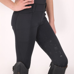 Legging d'équitation Optima Gx jeune cavalier Shires Aubrion Noir Legging d'équitation Optima Gx jeune cavalier Shires Aubrion Noir