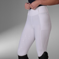 Legging d'équitation Optima MX Shires Aubrion Blanc Legging d'équitation Optima MX Shires Aubrion Blanc