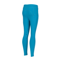Legging d'équitation React Rhythm jeune cavalier Shires Aubrion Martin-pêcheur Bleu