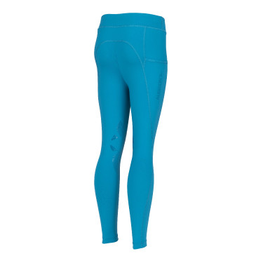 Legging d'équitation React Rhythm jeune cavalier Shires Aubrion Martin-pêcheur Bleu