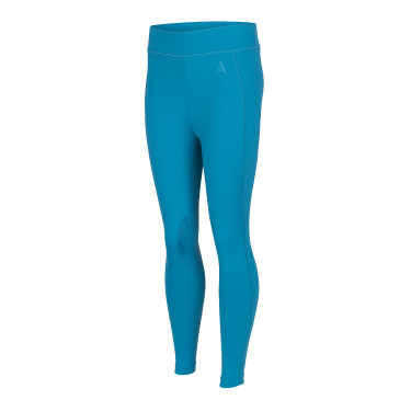 Legging d'équitation React Rhythm jeune cavalier Shires Aubrion Martin-pêcheur Bleu