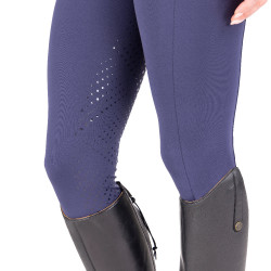 Legging d'équitation React Sculpt Shires Aubrion Minuit Bleu