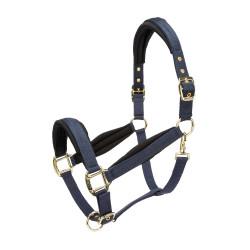 Licol matelassé Shires Arma Marine Bleu marine