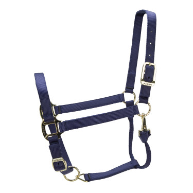 Verstelbaar halster Premium Shires Arma Marine Marineblauw