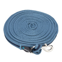 Longe de travail en sangle matelassée Shires Bleu aviation