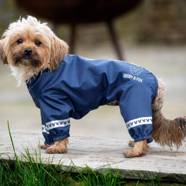 Hondenmantel Cover-All Shires Digby & Fox Marine Marineblauw