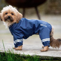 Manteau pour chien Cover-All Shires Digby & Fox Marine Bleu marine