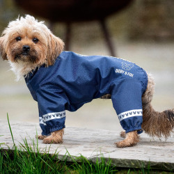 Manteau pour chien Cover-All Shires Digby & Fox Marine Bleu marine