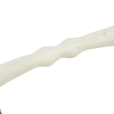 Mors baucher canon courbe EquiKind Softie Shires Acier Argent