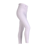 Pantalon d'équitation Optima Luxe Shires Aubrion Blanc Pantalon d'équitation Optima Luxe Shires Aubrion Blanc