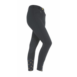 Pantalon d'équitation Thompson Shires Aubrion Noir Pantalon d'équitation Thompson Shires Aubrion Noir