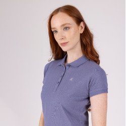 Polo met korte mouwen Equestrian Shires Aubrion Onweer Blauw Polo met korte mouwen Equestrian Shires Aubrion Onweer Blauw