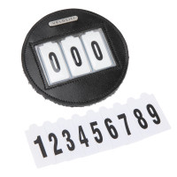 Porte-numéro rond Shires Velociti Noir
