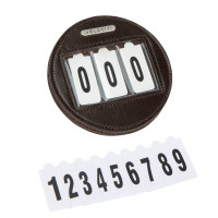 Porte-numéro rond Shires Velociti Marron