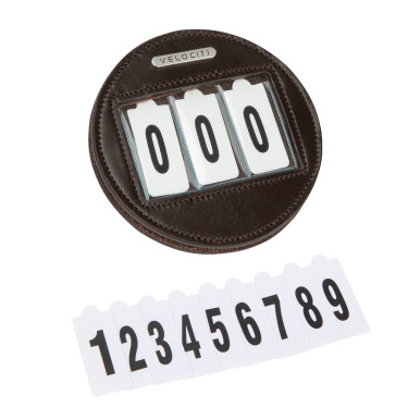 Porte-numéro rond Shires Velociti Marron Porte-numéro rond Shires Velociti Marron