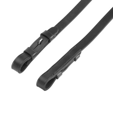Zachte rubberen teugels 54" Shires Velociti Gara Zwart