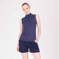 Short molleton React Shires Aubrion Minuit Bleu