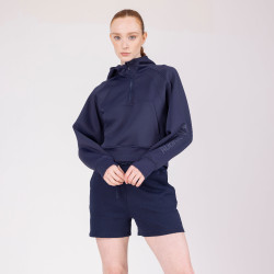 Short molleton React Shires Aubrion Minuit Bleu