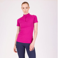 Sous-couche manches courtes React Shires Aubrion Fuchsia Rose