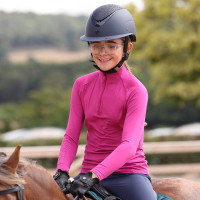 Sous-couche manches longues React jeune cavalier Shires Aubrion Fuchsia Rose Sous-couche manches longues React jeune cavalier Shires Aubrion Fuchsia Rose