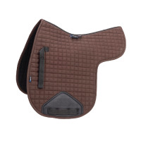 Tapis de selle coton Deluxe Shires Arma Numnah Marron