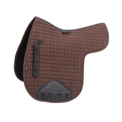 Tapis de selle coton Deluxe Shires Arma Numnah Marron Tapis de selle coton Deluxe Shires Arma Numnah Marron