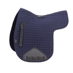 Tapis de selle coton Deluxe Shires Arma Numnah Marine Bleu marine