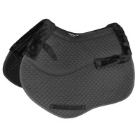 Shires Arma halfgevoerde springzadelpad Zwart
