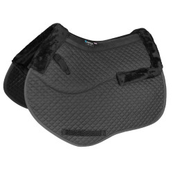 Shires Arma halfgevoerde springzadelpad Zwart