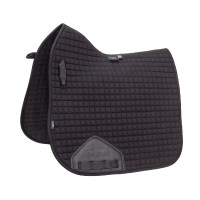 Shires Arma Deluxe katoenen dressuurzadeldek Zwart