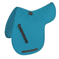 Tapis de selle Lite Shires Arma Numnah Bleu océan Tapis de selle Lite Shires Arma Numnah Bleu océan