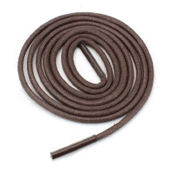 Geveterde katoenen veters Imperial Riding 300 cm Bruin