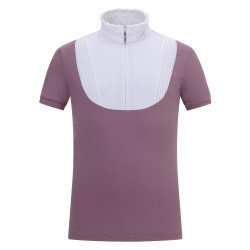 Polo de compétition Euro-Star Ines enfant Sureau Marron