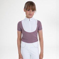 Polo de compétition Euro-Star Ines enfant Sureau Marron