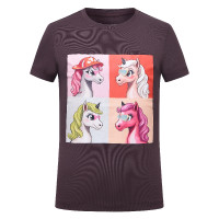 T-shirt manches courtes Imperial Riding Enjoy enfant Chocolat Marron T-shirt manches courtes Imperial Riding Enjoy enfant Chocolat Marron