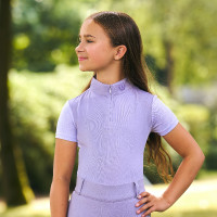 Imperial Riding Jamy mesh kinder T-shirt met korte mouwen Glycine Violet
