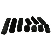 Set voor halster Equithème Teddy Zwart