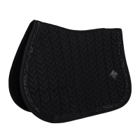 Tapis de selle Kentucky Glitter Stone dressage Noir