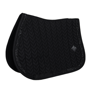 Tapis de selle Kentucky Glitter Stone dressage Noir