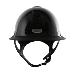Antares Precision Premium-helm met Eclipse-klep Zwart / zwart / chroom / zwart