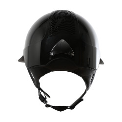 Antares Precision Premium-helm met Eclipse-klep Zwart / zwart / chroom / zwart