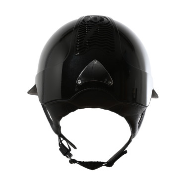 Antares Precision Premium-helm met Eclipse-klep Zwart / zwart / chroom / zwart