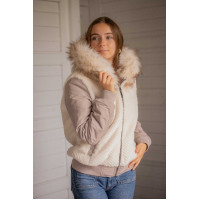 Bombers Pénélope Lyon réversible femme Écru Blanc Bombers Pénélope Lyon réversible femme Écru Blanc