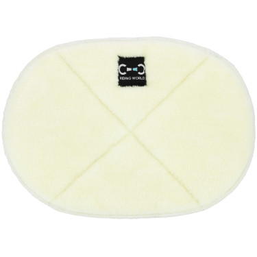 Pad de Garrot Riding World EK Doux Écru Blanc