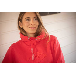 Sweat Pénélope Louison femme Rouge fluo