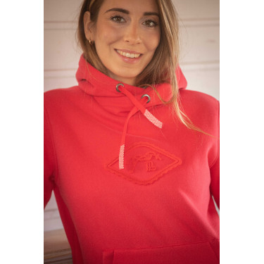Sweat Pénélope Louison femme Rouge fluo