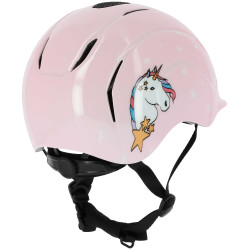 Casque Equithème EK Pady Licorne Rose