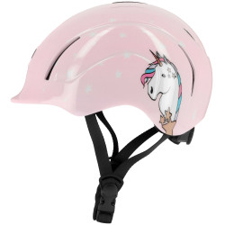 Casque Equithème EK Pady Licorne Rose