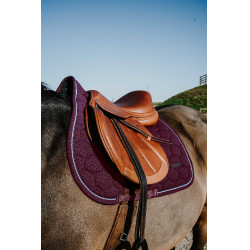 Tapis de selle mixte Equithème Honey Bordeaux Tapis de selle mixte Equithème Honey Bordeaux