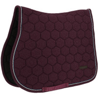 Tapis de selle mixte Equithème Honey Bordeaux